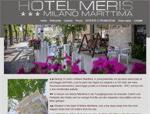 Tablet Screenshot of hotelmeris.com